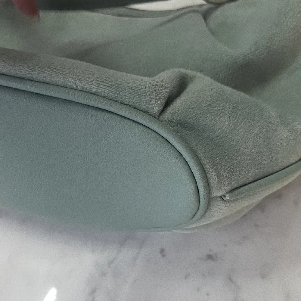 Juicy Couture Green Suede Shoulder Bag